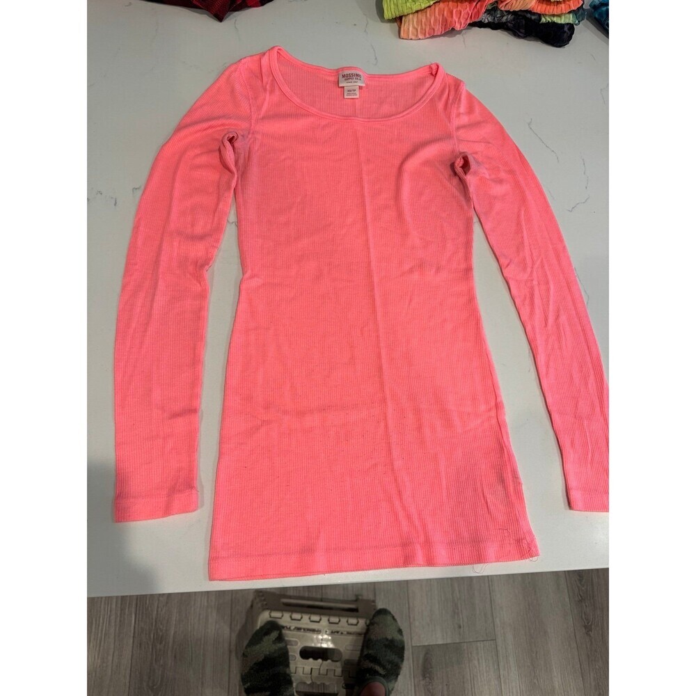 Long Sleeve Pink Shirt - Size XS